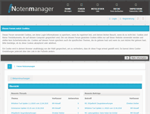 Tablet Screenshot of forum.notenmanager.net